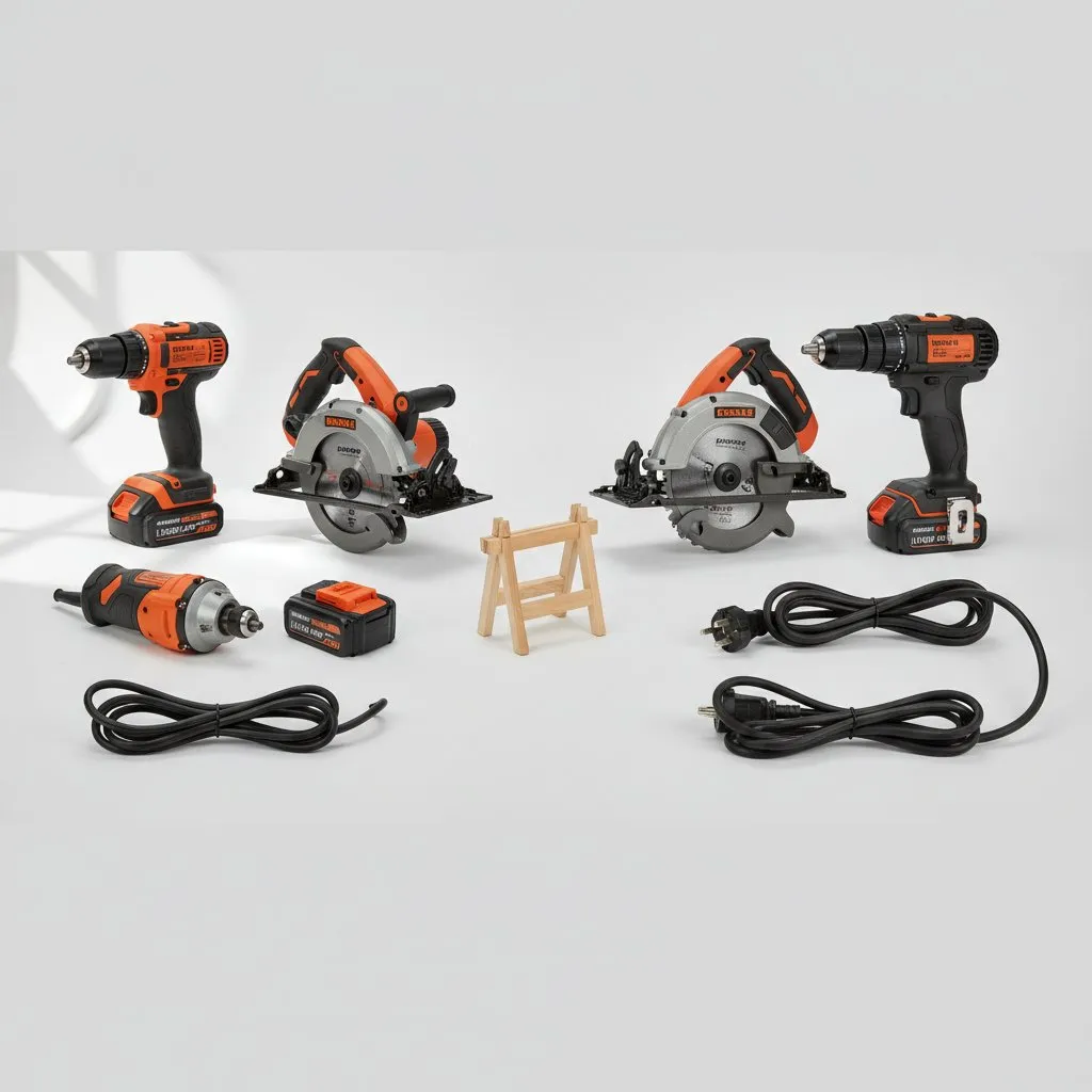 Акумуляторний чи мережевий інструмент: що обрати для домашньої майстерні