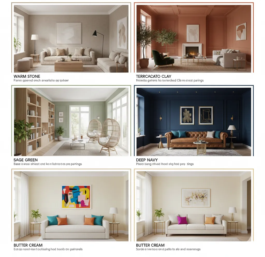 Трендові кольори для вітальні 2026