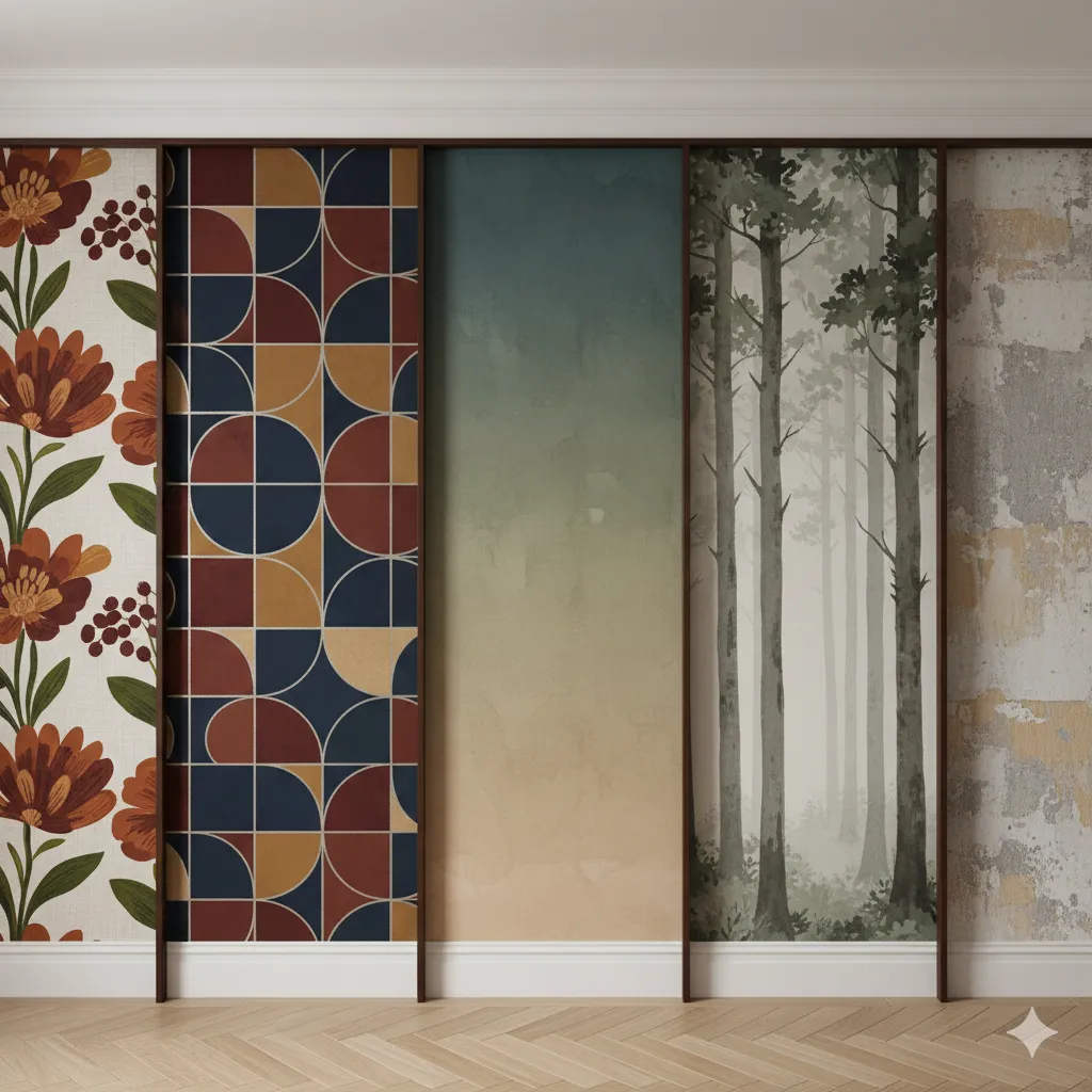 сучасні шпалери в коридорі