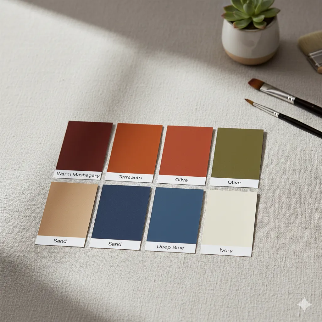 колірна палітра шпалер у коридор