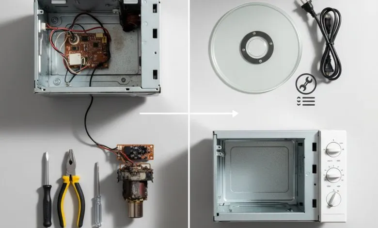 Ремонт мікрохвильовки: коли можна починити самому, а коли варто звернутися в сервіс