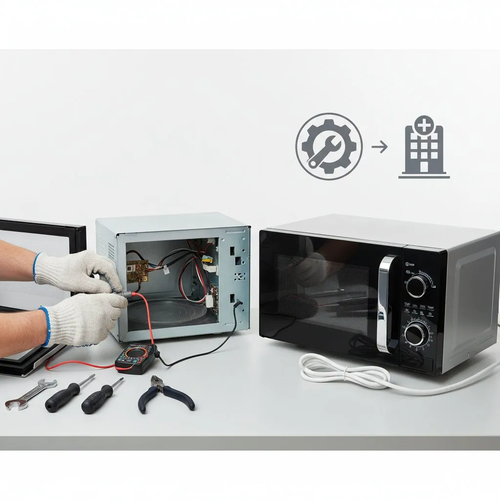 Ремонт мікрохвильовки: коли можна починити самому, а коли варто звернутися в сервіс