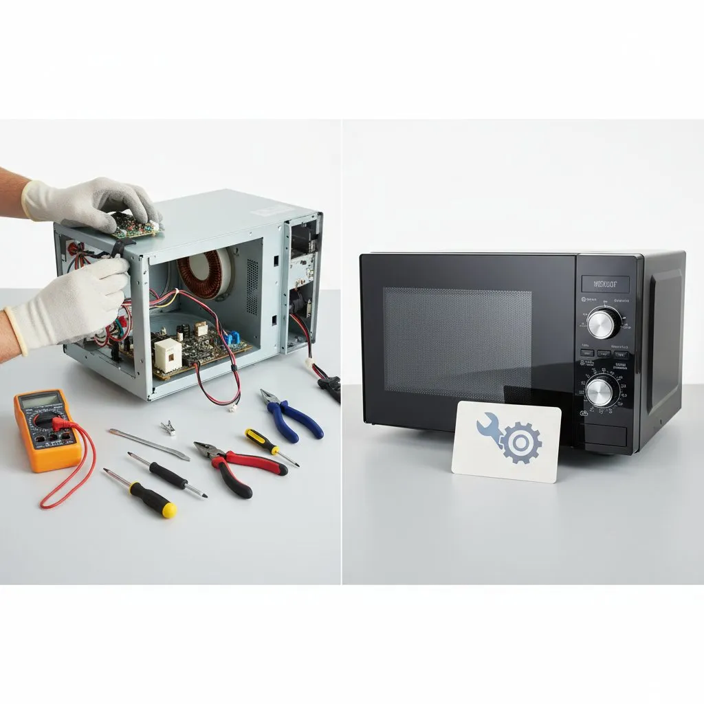 Ремонт мікрохвильовки: коли можна починити самому, а коли варто звернутися в сервіс