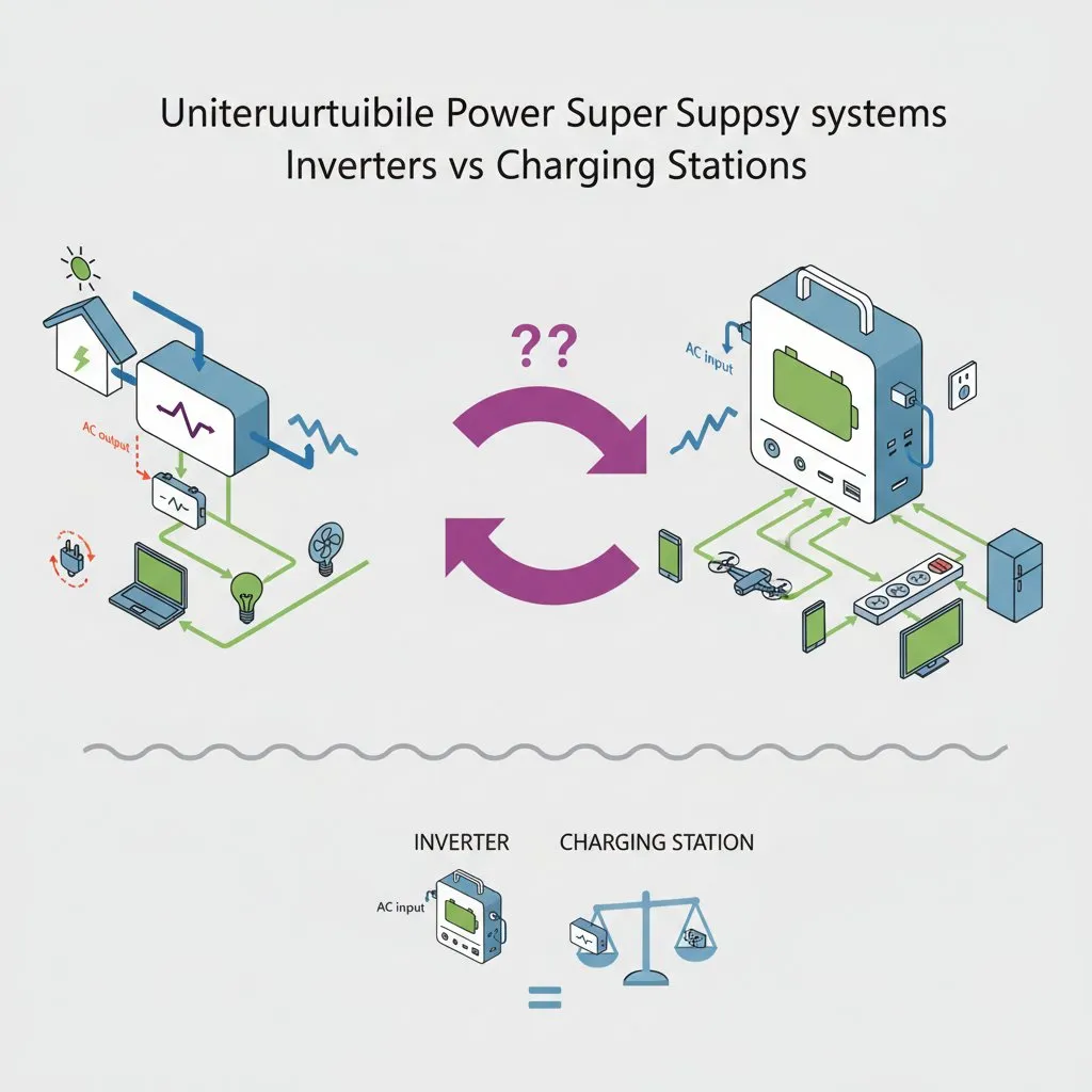 Системи безперебійного живлення: порівняння інверторів та зарядних станцій